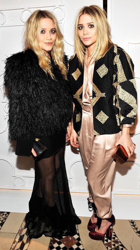 Мери-Кейт Olsen and Ashley Olsen attends amfAR New York Gala