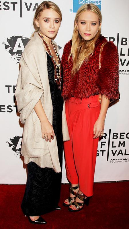 Мери-Кейт and Ashely Olsen at 2011 Tribeca Film Festival