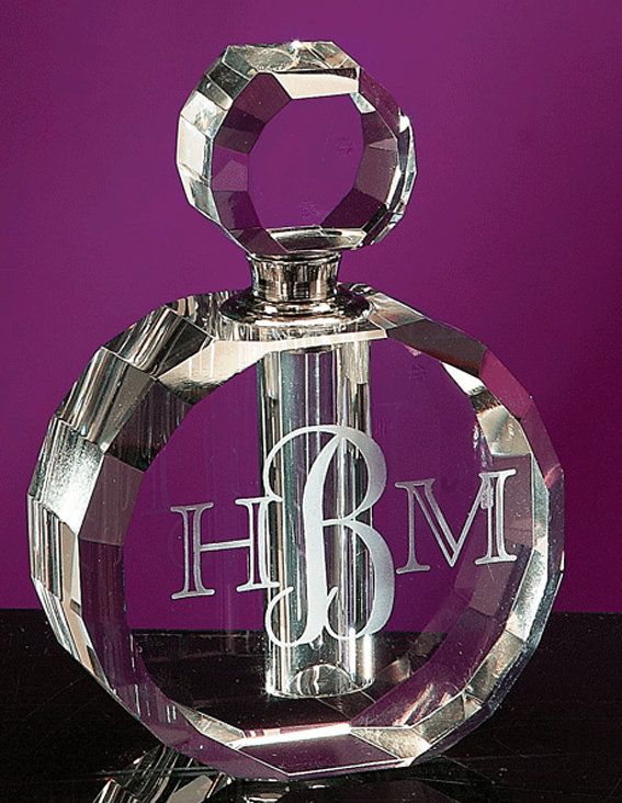 Τομή Crystal Monogrammed Perfume Bottle