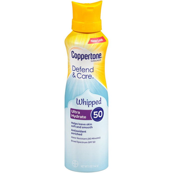 Coppertone Clearly Sheer Whipped Sunscreen Lotion