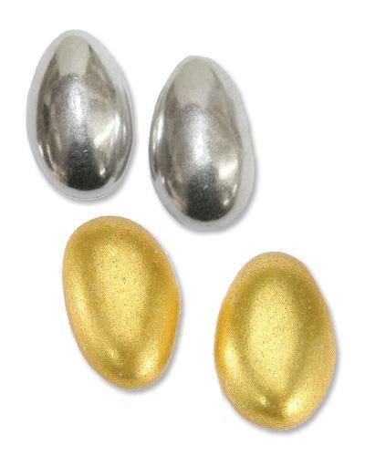 бонбони Month - Metallic silver and gold Jordan Almonds