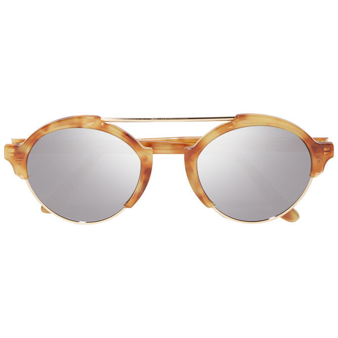 Illesteva Milan III gold-tone and acetate mirrored sunglasses