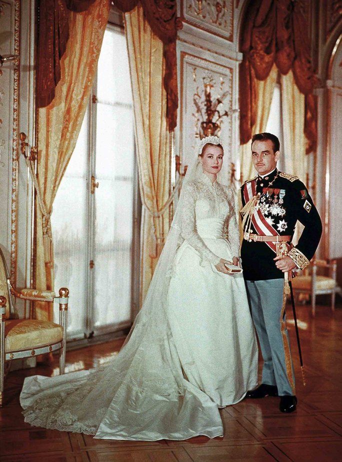 Πρίγκιπας Rainier II and Grace Kelly of Monaco