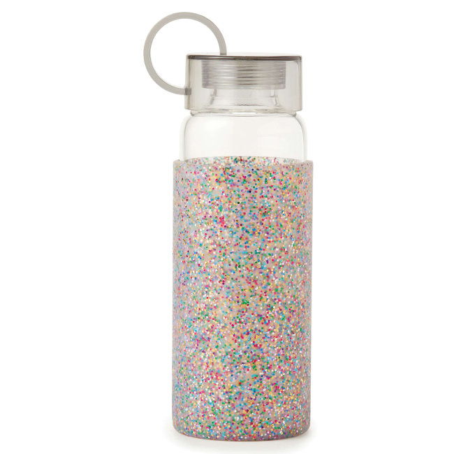 Καίτη Spade Glitter Glass Water Bottle