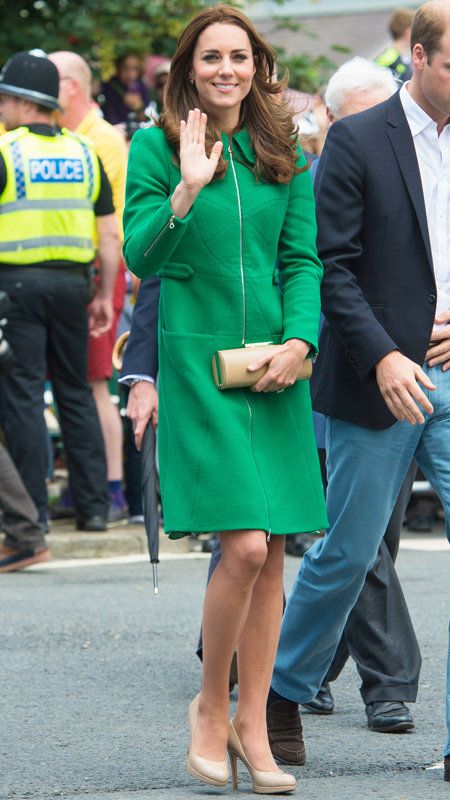 Кейт Middleton green coat