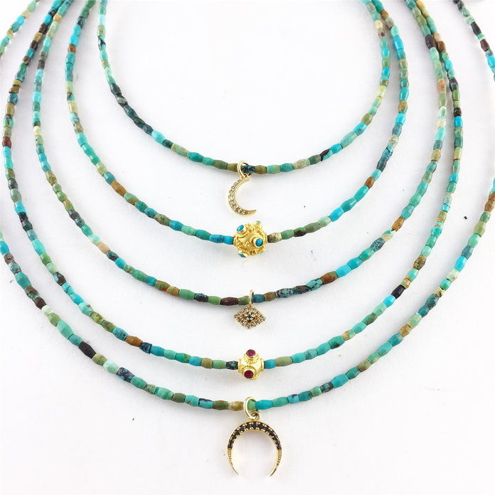 Σάκτι 5th Chakra Turquoise Necklace 