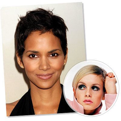 Halle Berry - Twiggy - Pixie Hair - Classic Hairstyles
