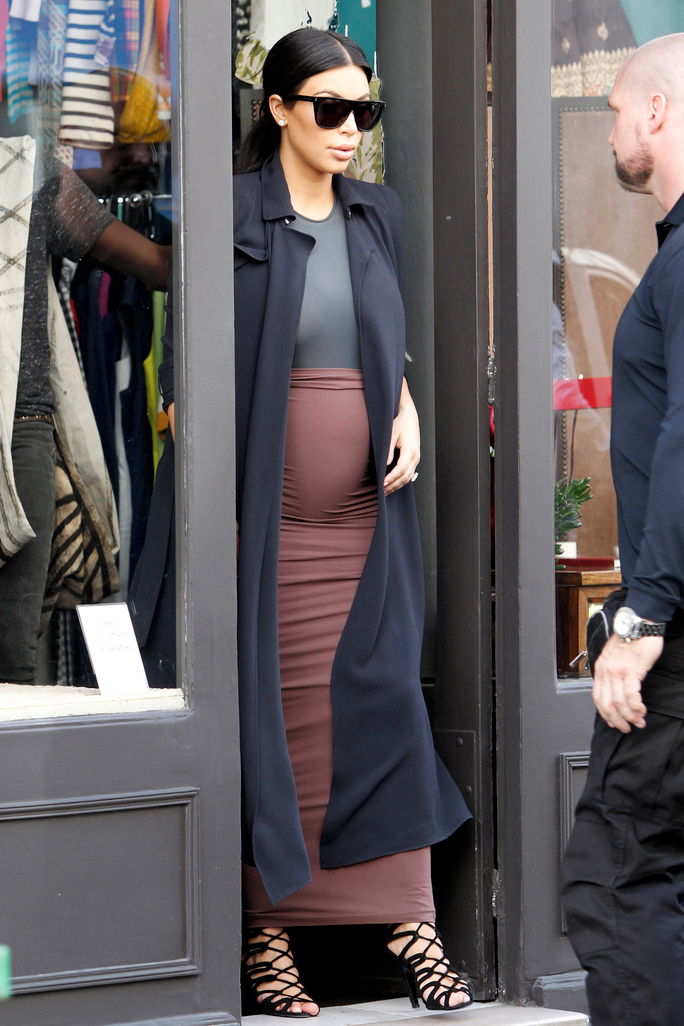 Ким Kardashian seen out and about in Paris