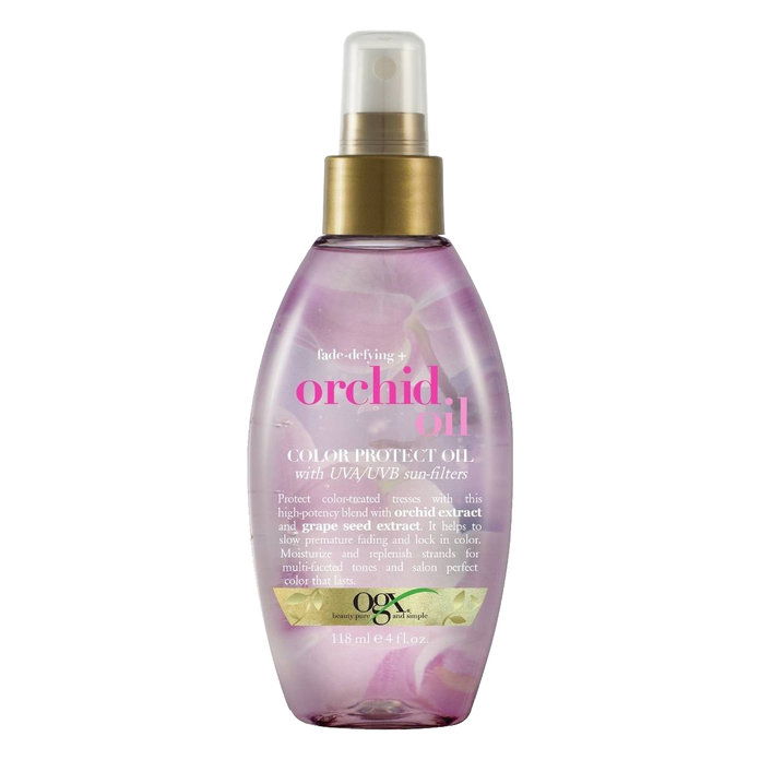 Για Color-Treated Hair: Ogx Fade-Defying + Orchid Oil Color Protect Oil 
