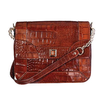 падане Trends, Autumn Hues, Kate Spade Croc-embossed patent leather bag