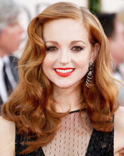 Jayma Mays - 25 Stars in Red Lipstick - Red Lips