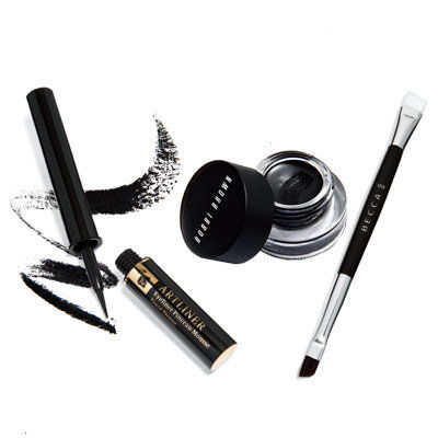 кехлибар Heard - Graphic Eyeliner - Thick and Squared Off