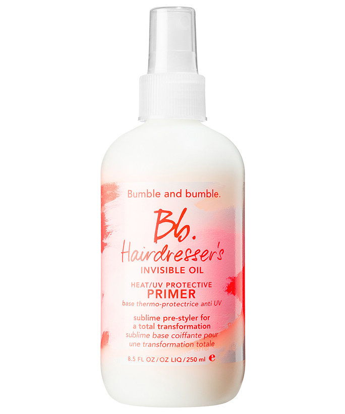 За Dehydrated Strands: Bumble and Bumbler Hairdresser’s Invisible Oil Primer 