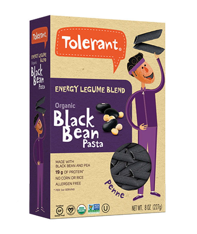 толерантен Organic Black Bean Pasta
