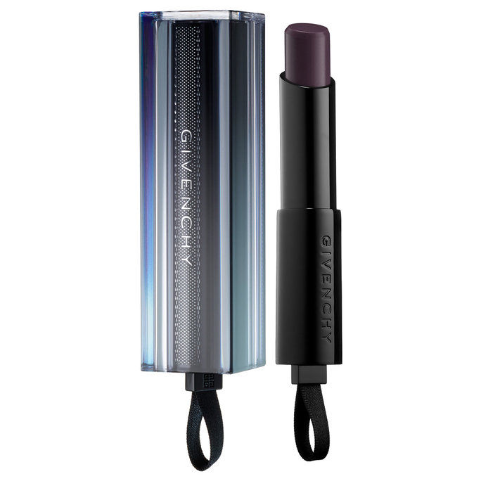 Givenchy Rouge Interdit Vinyl Color Enhancing Lipstick In Noir