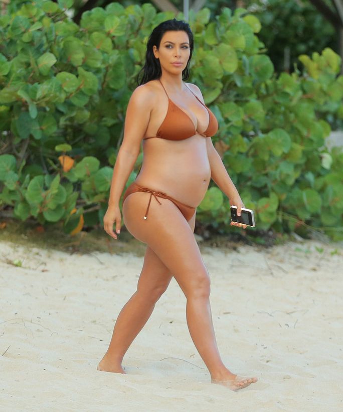 Ким Kardashian bikini 