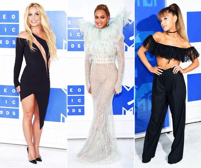 VMA Arrivals Britney Beyonce Grande - Lead 2016