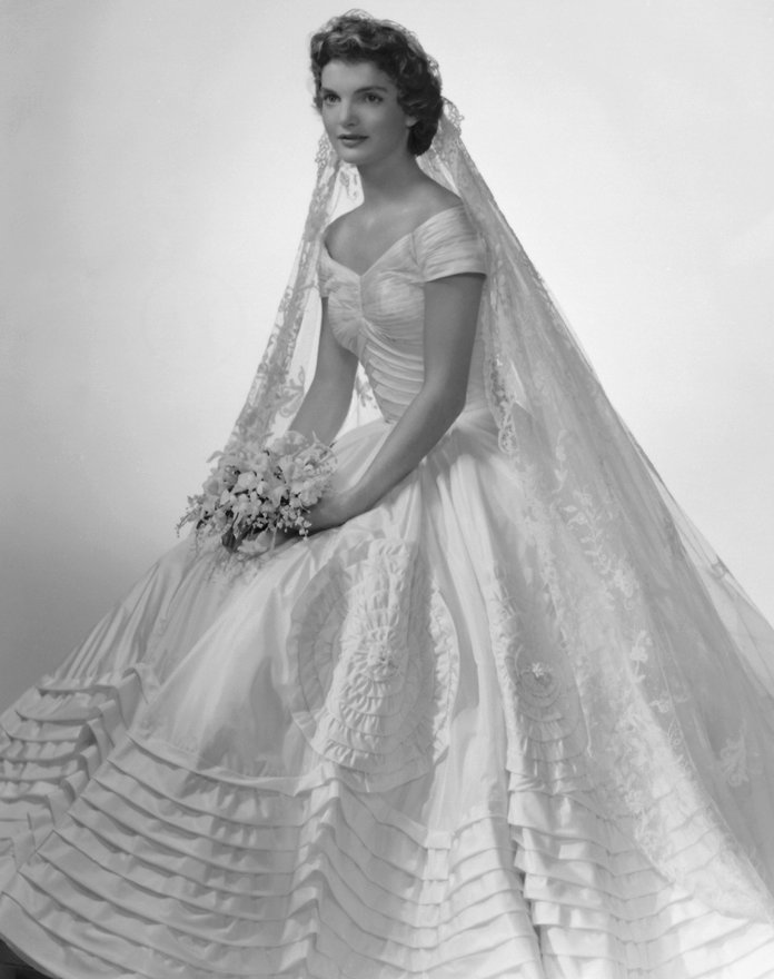 Жаклин Lee Bouvier's bridal portrait