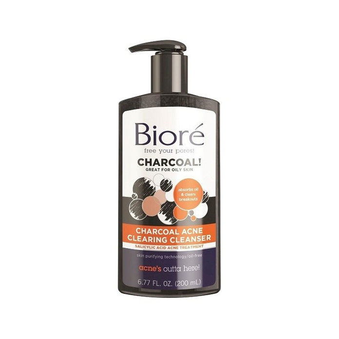 Biore Charcoal Acne Daily Cleanser 