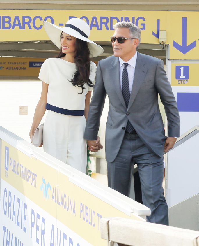 Джордж Clooney And Amal Alamuddin Civil Wedding