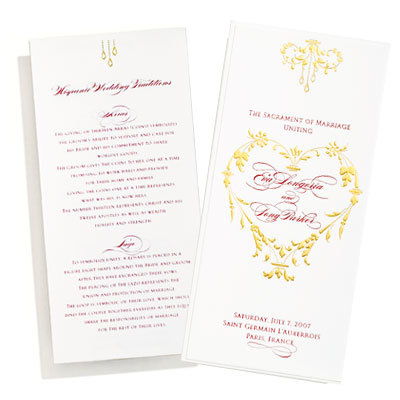 Eva Longoria and Tony Parker, Wedding Day Details