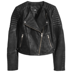 Н & М leather jacket 