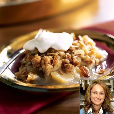 Giada De Laurentiis, Pear-and-Apple Crisp, Thanksgiving Recipes
