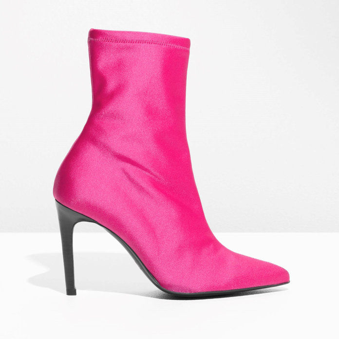 горещ Pink Stiletto Boots 