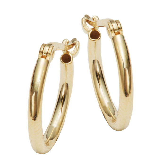 злато Hoop Earrings