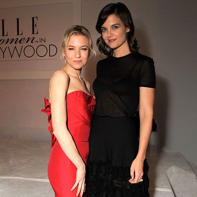 най-доброто of 2009: Top 10 Celebrity Party Playlists - Renee Zellweger and Katie Holmes - Elle Women in Hollywood Awards