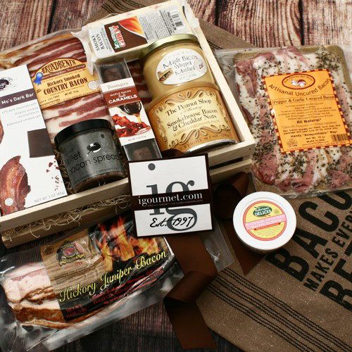 iGourmet For The Bacon Lover Gourmet Gift Crate