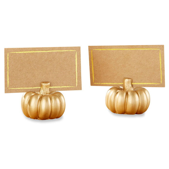 злато Pumpkin Place Card Holders 