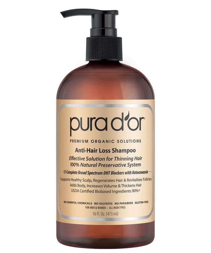Pura D'Or Anti Hair Loss Premium Organic Argan Oil Shampoo