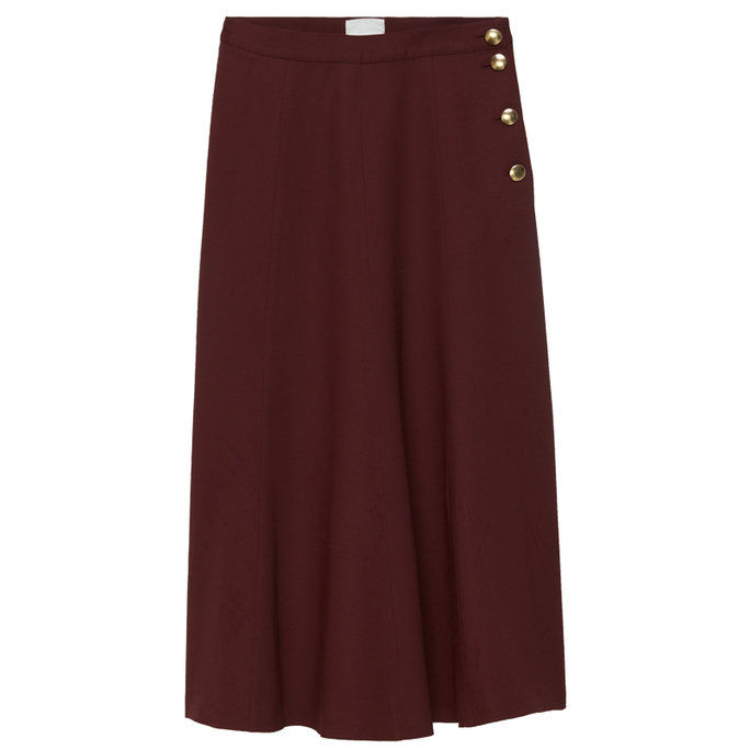 ΕΝΑ Beautiful Burgundy Skirt