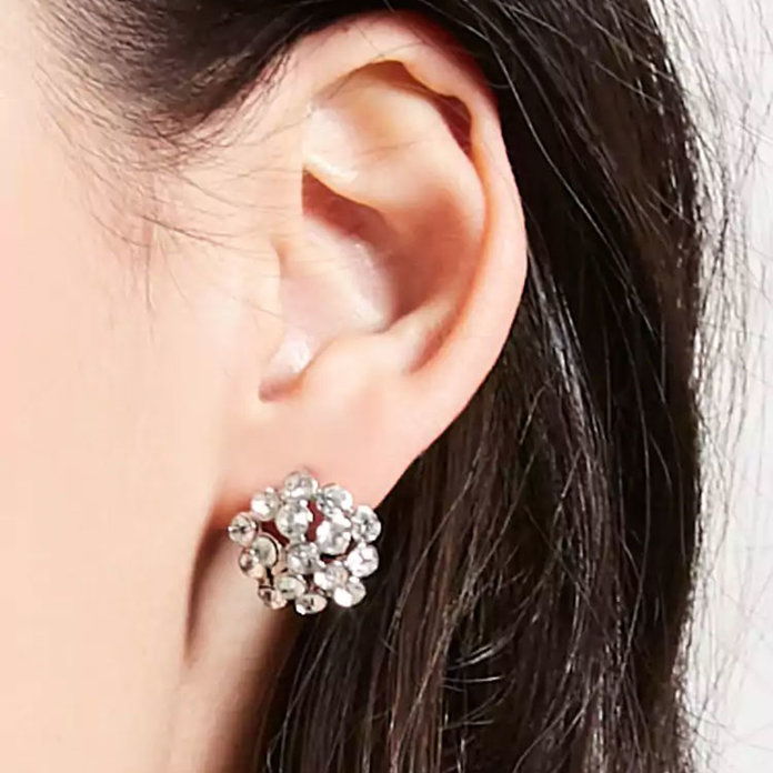 Τεχνητό διαμάντι Stud Earrings