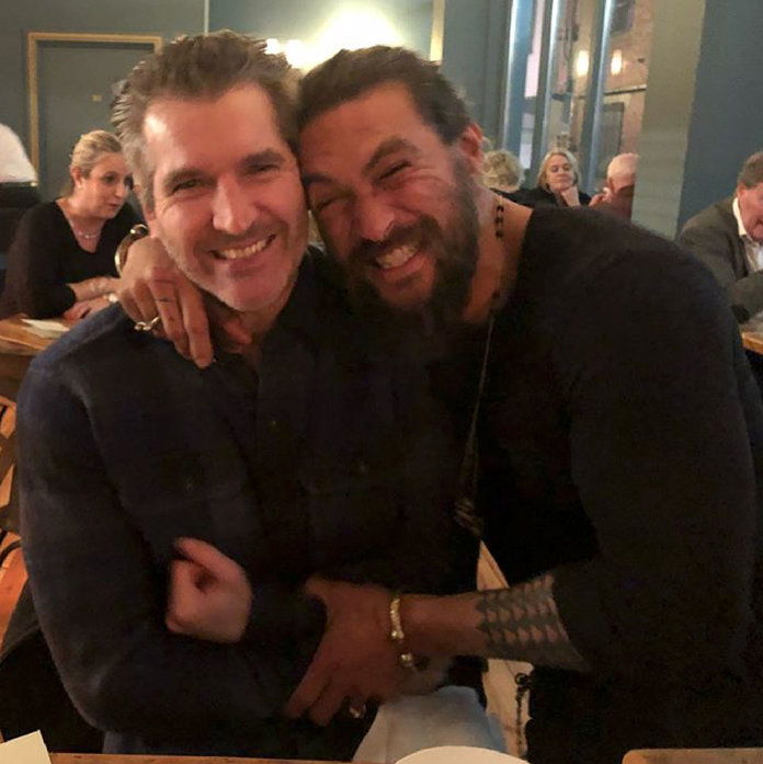 Дейвид Benioff and Jason Momoa 