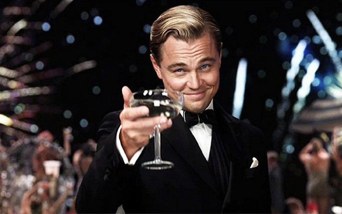 ние're raising a glass to you, Leo.