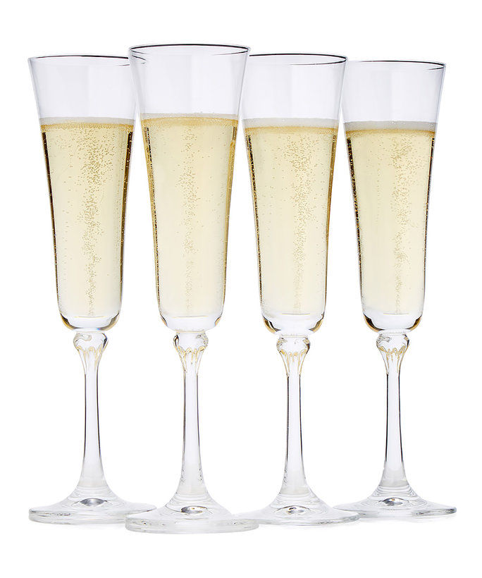 Συνεχής Sparkling Champagne Flutes, set of 4