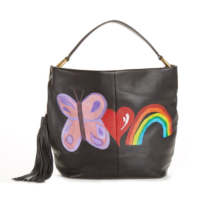 Най- Butterfly, Heart, and Rainbow Meridian Bag 