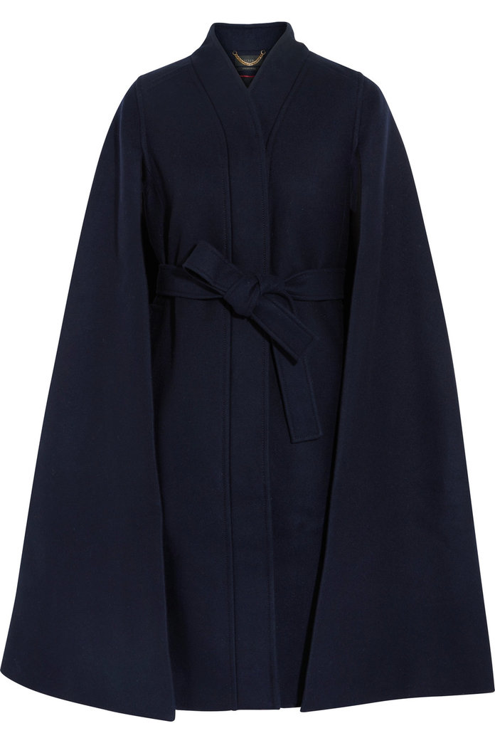 А wool cape coat for refreshing silhouette by J.Crew