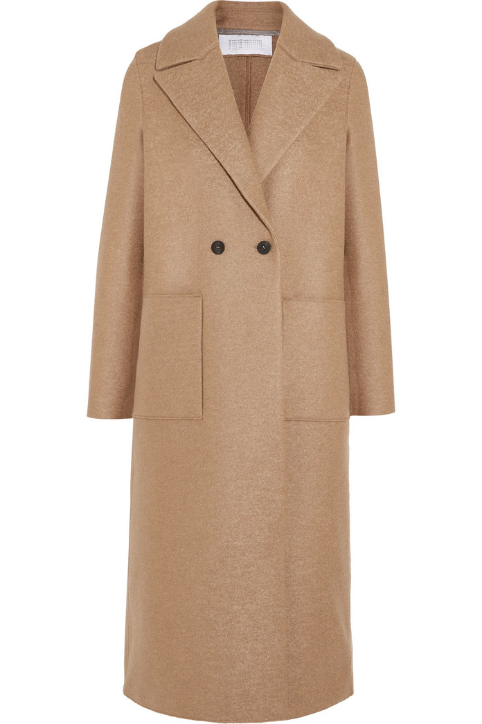 А classic camel coat for the minimalist by Harris Wharf London