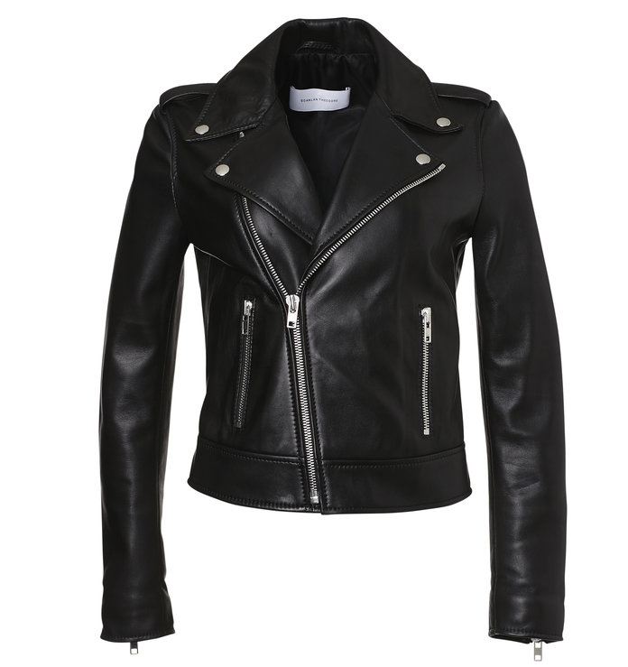 на perfect leather jacket for layering by Scanlan Theodore