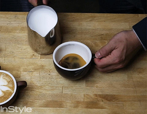 Latte Art GIF 3