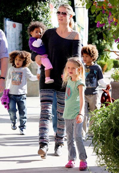 Heidi Klum with family