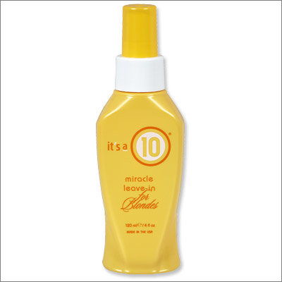 е a 10 Miracle Leave-in For Blondes