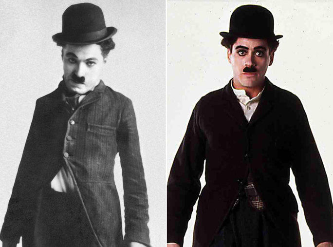 Робърт Downey Jr. as Charlie Chaplin 