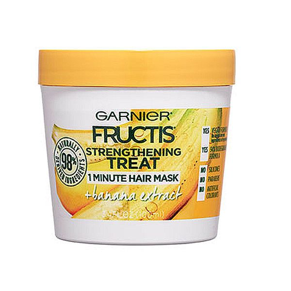Garnier Fructis STRENGTHENING TREAT 1 MINUTE HAIR MASK + BANANA EXTRACT
