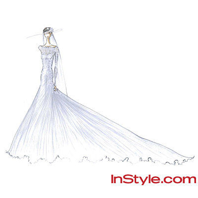 мода Designers Sketch Kate Middleton's Wedding Dress - Pamella Roland