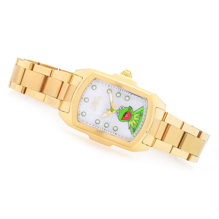 Invicta Lupah The Muppets limited-edition Kermit watch with stainless steel bracelet 