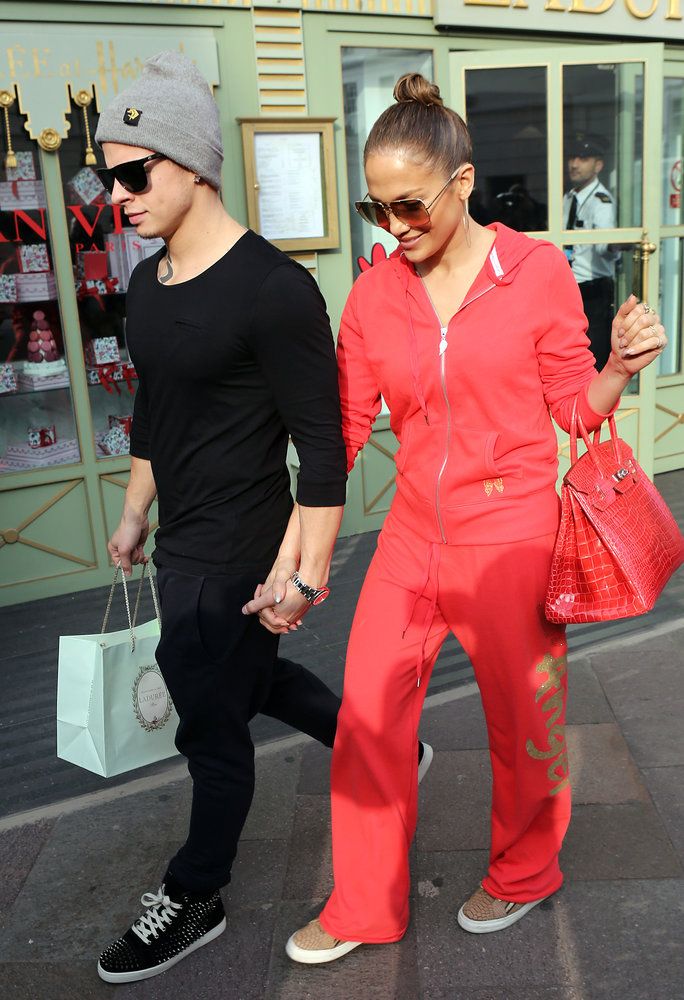 Ζεύγος Your Sweat Suit with a Birkin Bag, Cuz You're J.Lo 